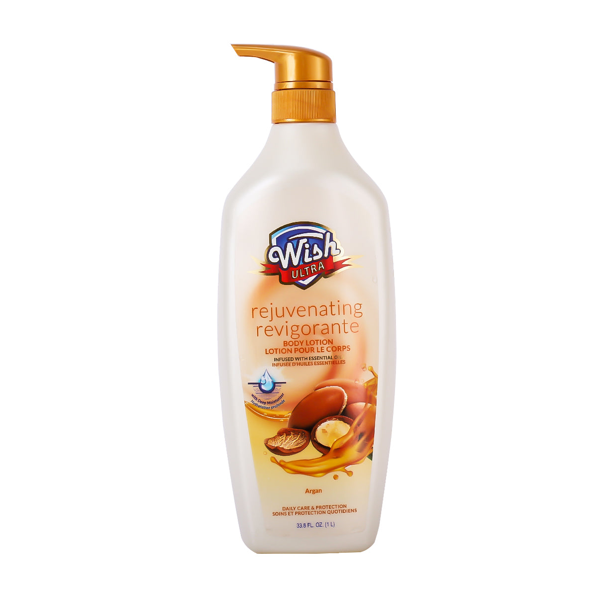 Wish Ultra Rejuvenating Body Lotion - Argan Oil 1L
