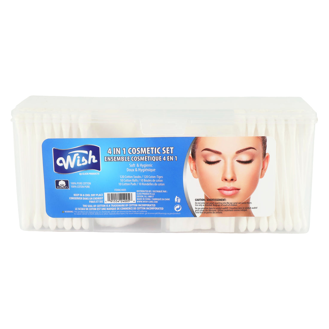 Wish Ultra 4 in 1 Cosmetic Set (Storage Box)