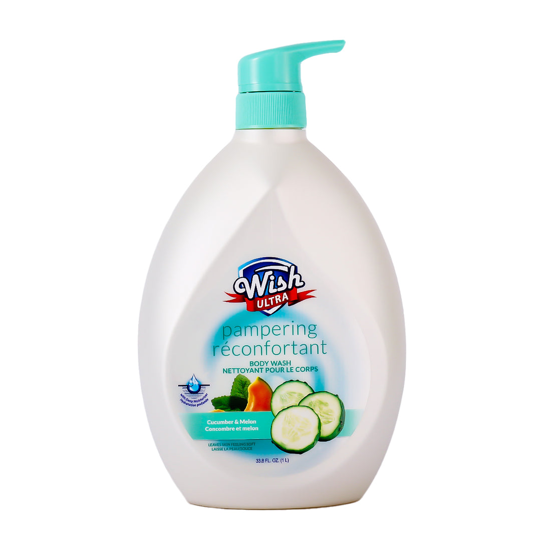 Wish Ultra Pampering Body Wash - Cucumber & Melon 1L