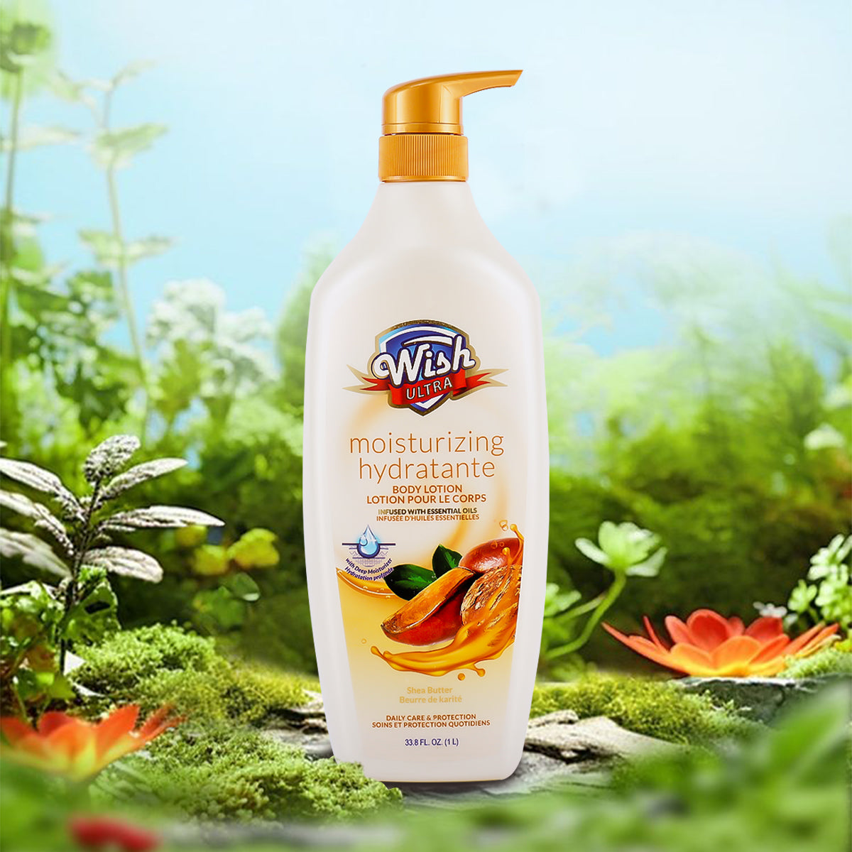 Wish Ultra Moisturizing Body Lotion - Shea Butter 1L