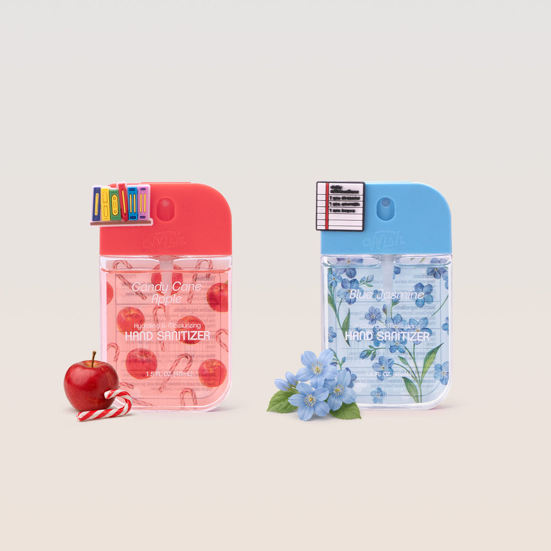 Back to School Hand Sanitizer Sprays with DIY Charms - Pack of 2