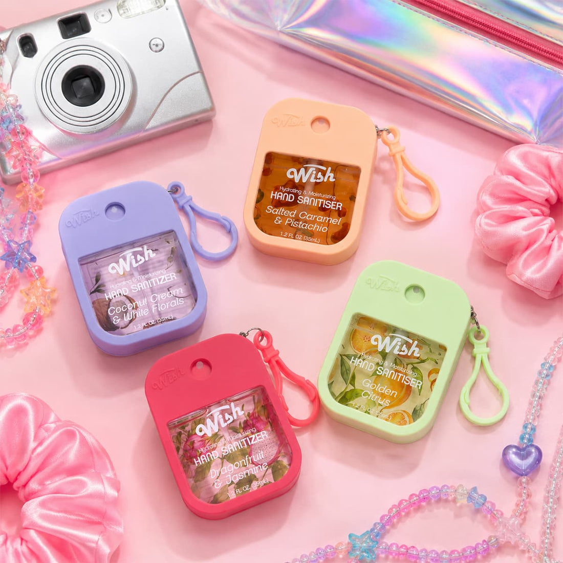 Tropical & Fruity Care Collection with Keychain - 8 Pack