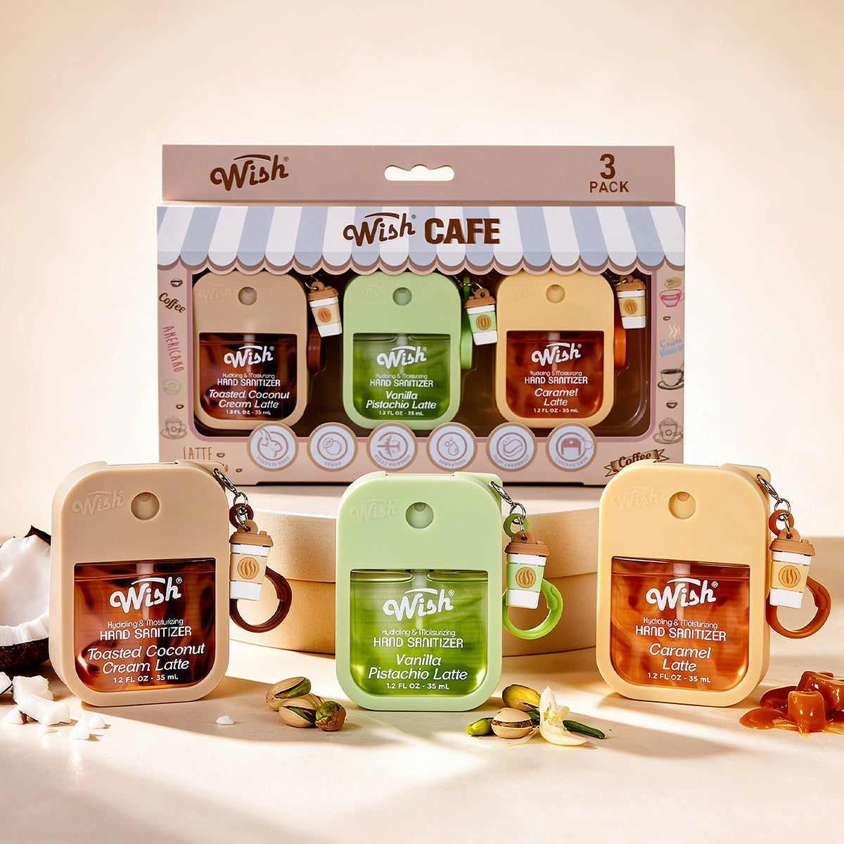 Café Series with Keychain - 1.2 oz Variety Pack