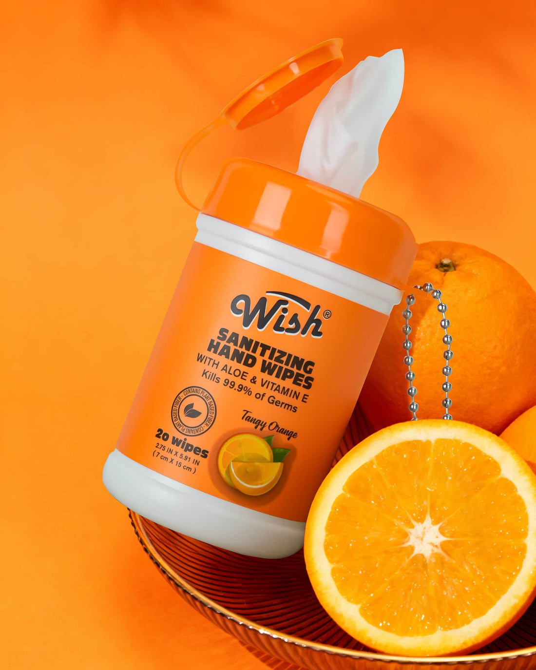 4 Fruity Scents — 20CT Sanitizing Hand Wipes (Pack of 4)