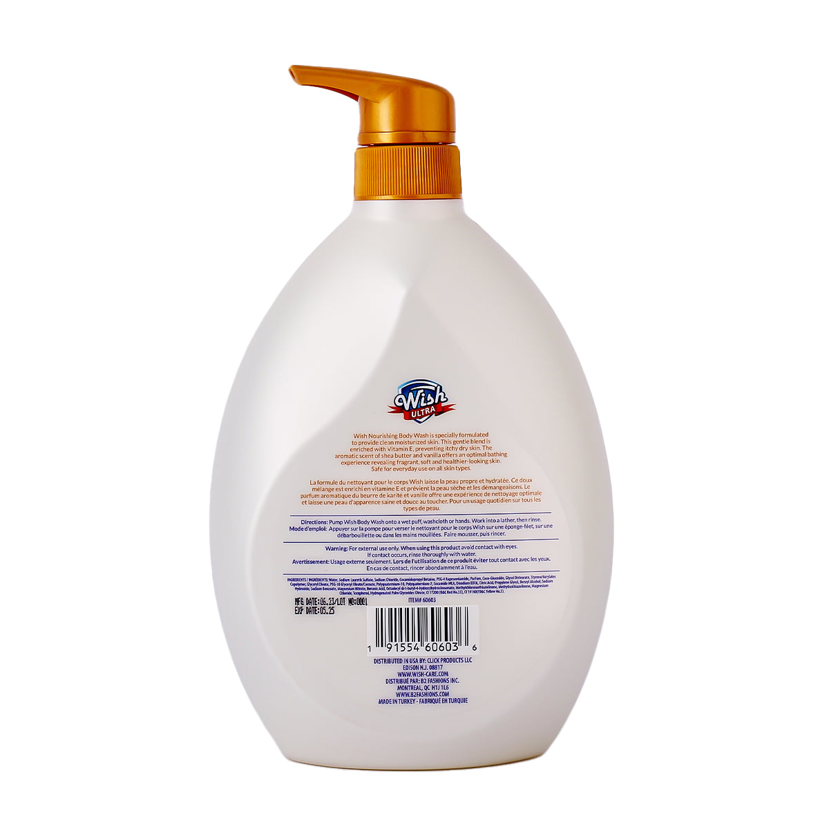 Wish Ultra Nourishing - Shea Butter & Warm Vanilla 1L