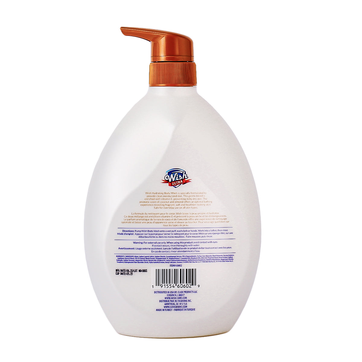 Wish Ultra Hydrating - Creamy Coconut & Almond 1L
