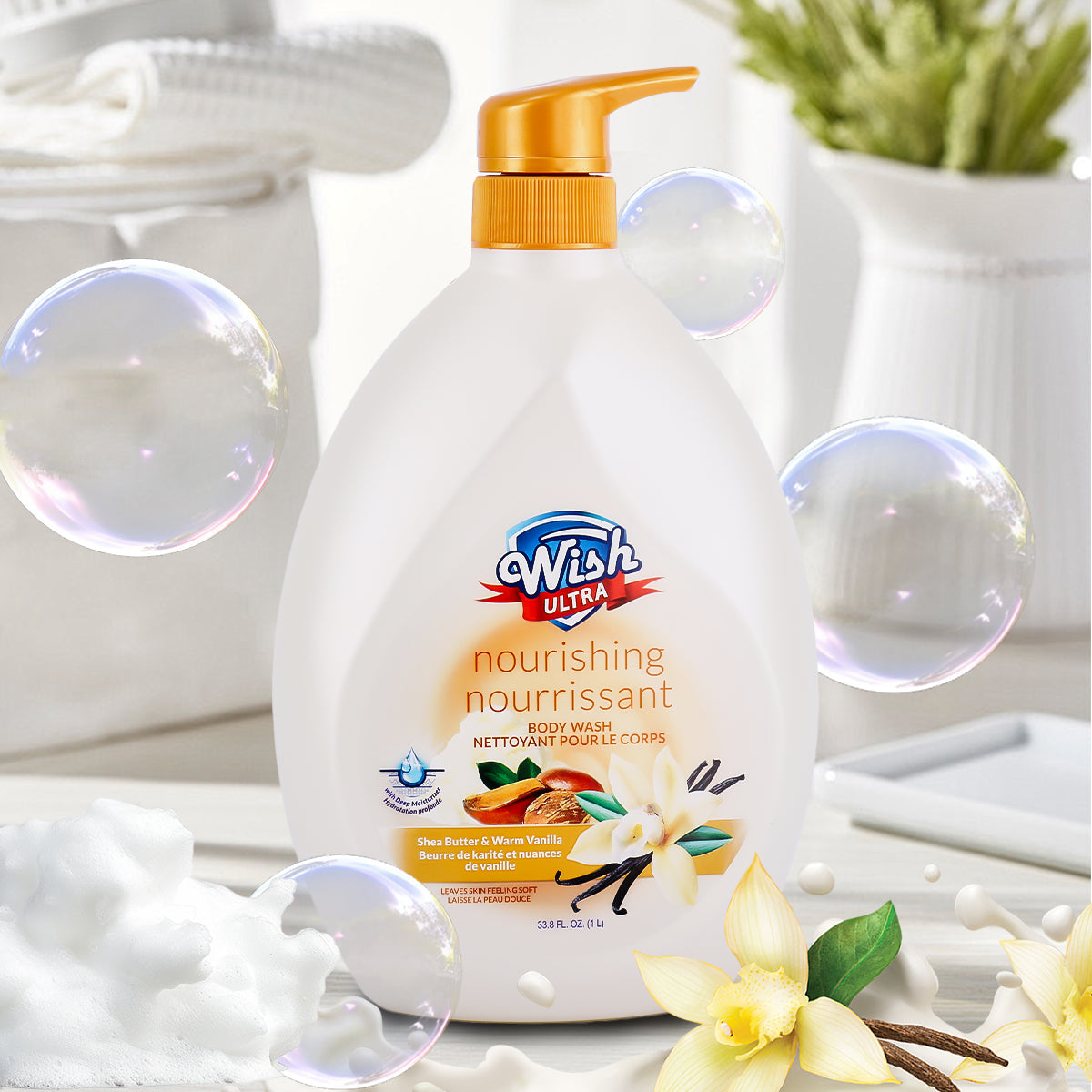 Wish Ultra Nourishing - Shea Butter & Warm Vanilla 1L