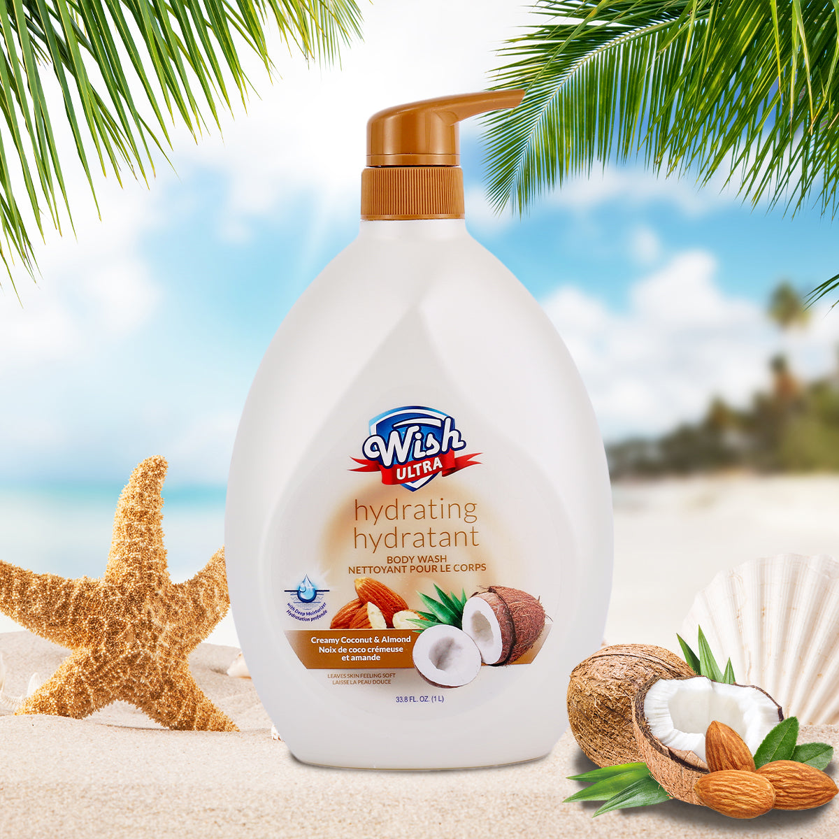 Wish Ultra Hydrating - Creamy Coconut & Almond 1L