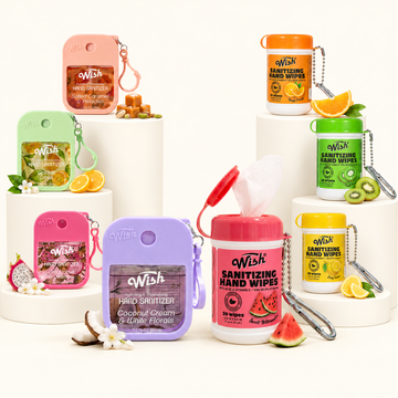 Tropical & Fruity Care Collection with Keychain - 8 Pack