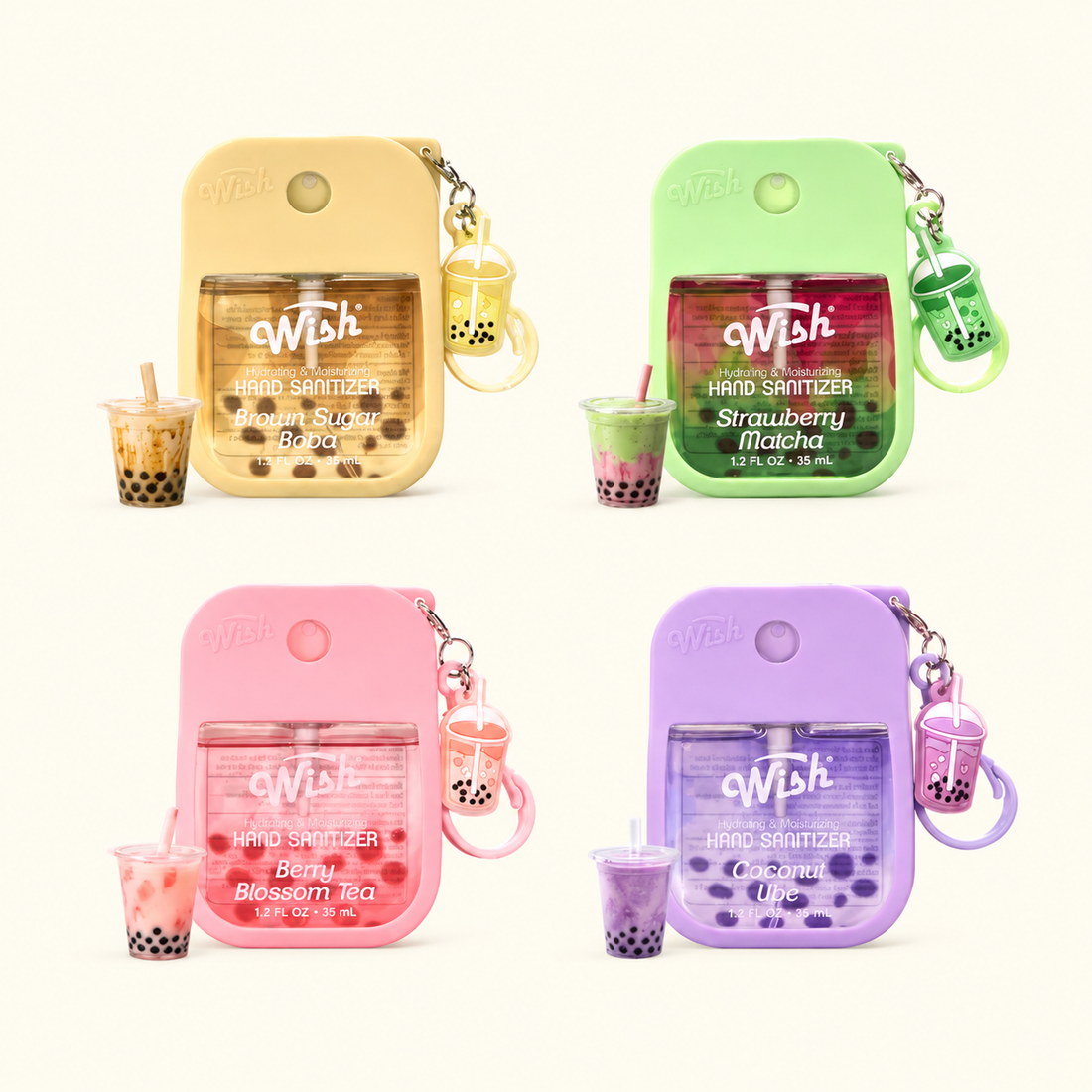 Boba Scented Series With Keychain - 1.2 oz Variety Pack