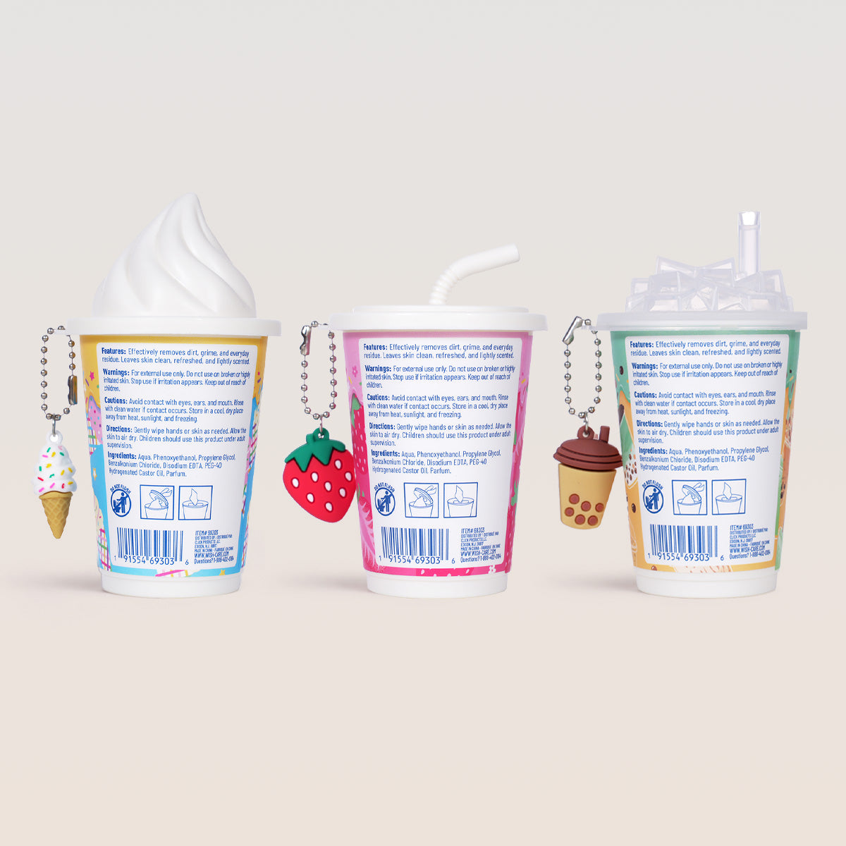 3 Sweetness Scent— 25CT Sanitizing Hand Wipes (Pack of 3)