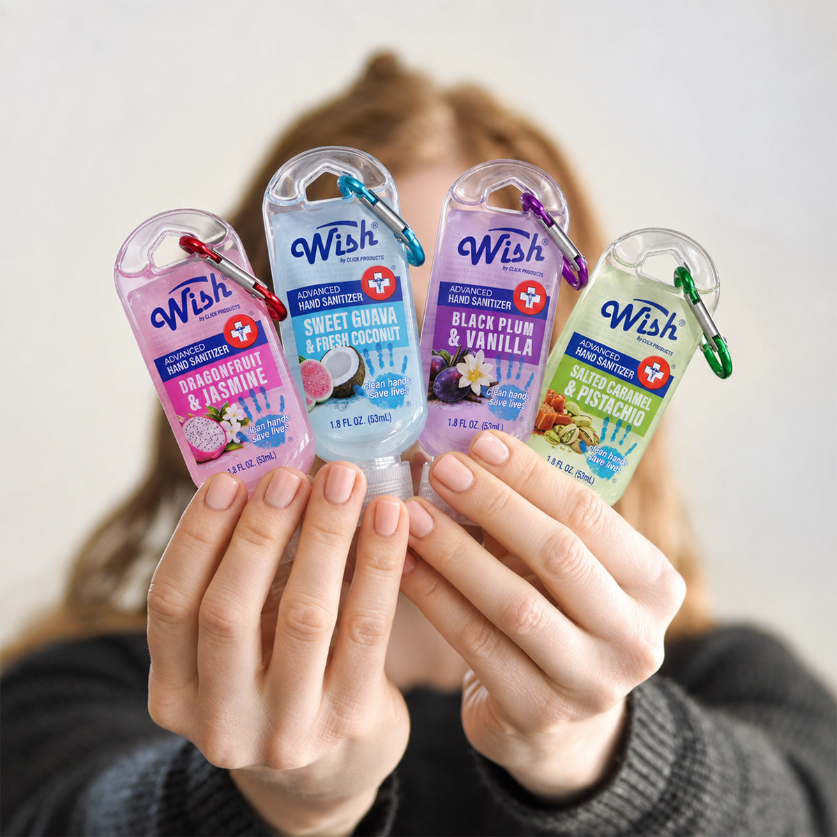 Tropical & Sweet Sanitizing Gel Series - 1.8 oz Variety Pack
