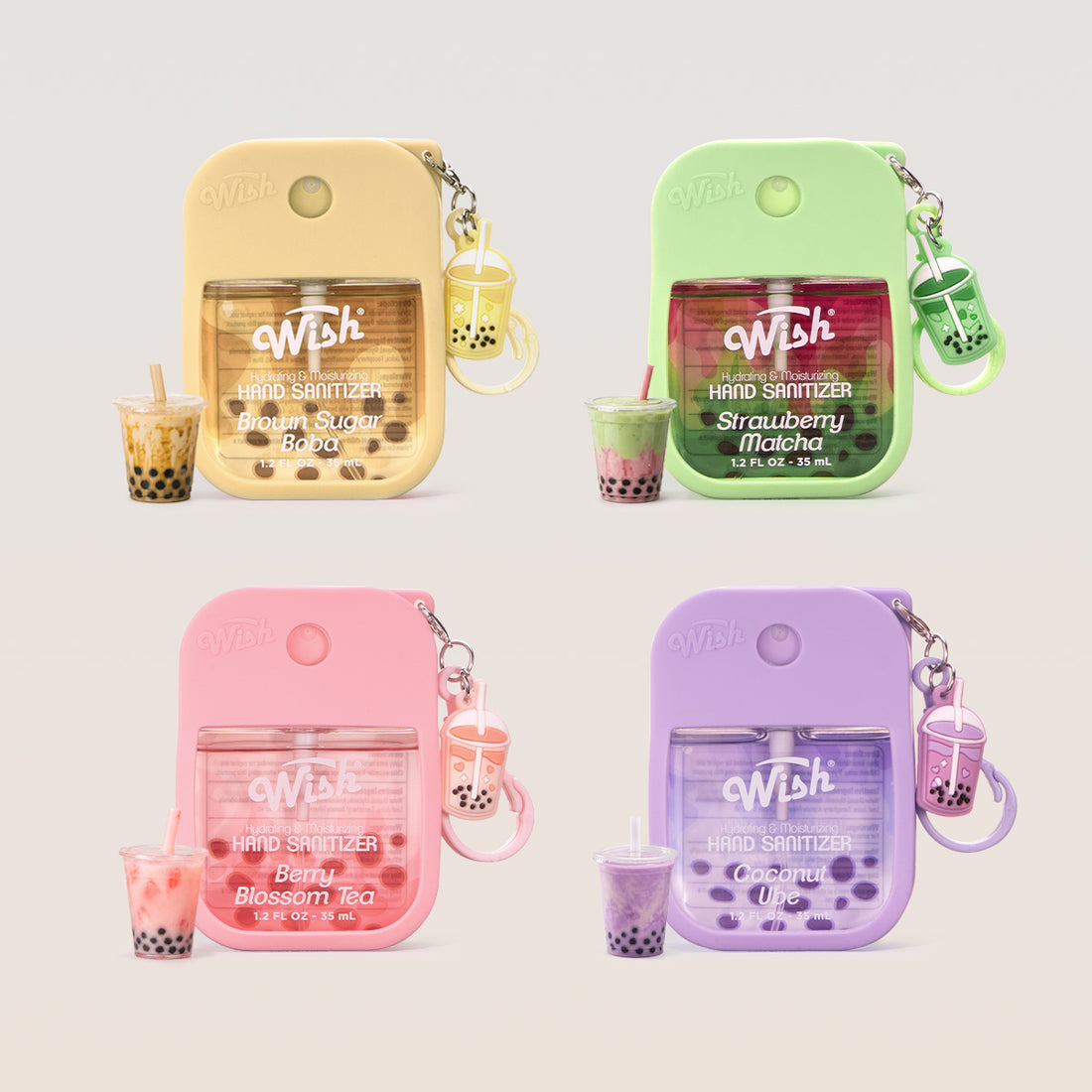 Boba Scented Series With Keychain 1.2 oz-Variety Pack