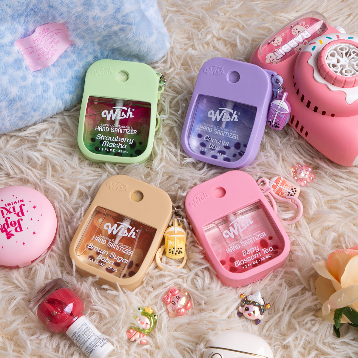 Sweet Treat Clean Collection with Clip-On Charms - 7 Pack