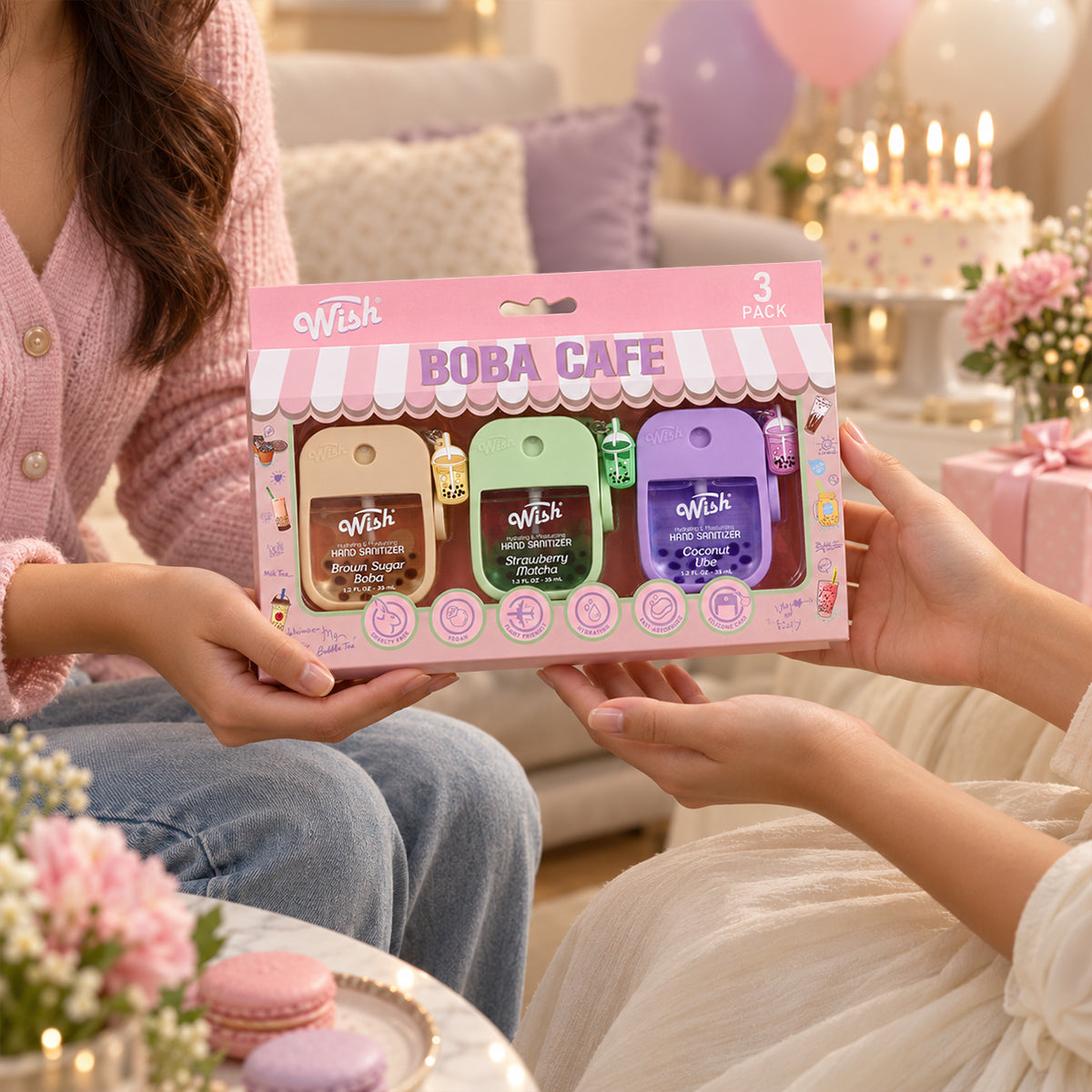 Boba Café Series with Keychain - 12 oz Variety Pack