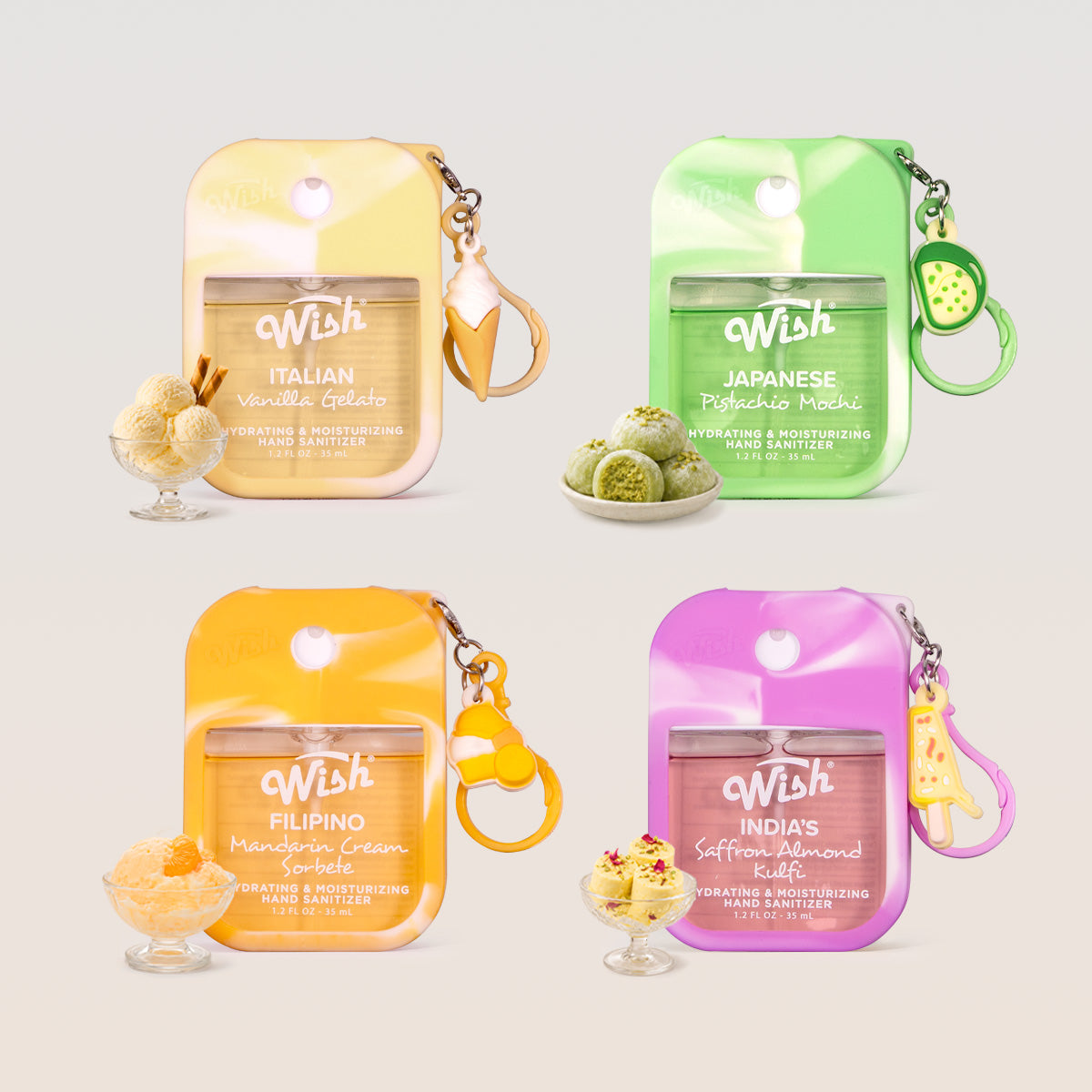The Global Gelato Tour With Keychain 1.2 oz-Variety Pack