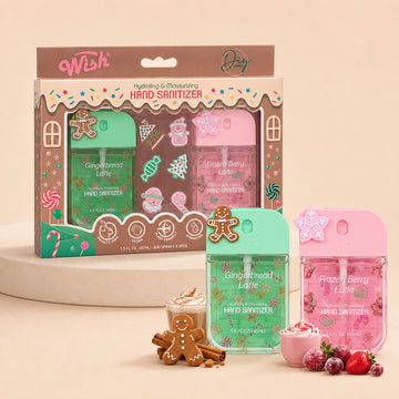WISH Christmas Hand Sanitizer Spray Gift Set  45mL / 1.5 FL OZ Each