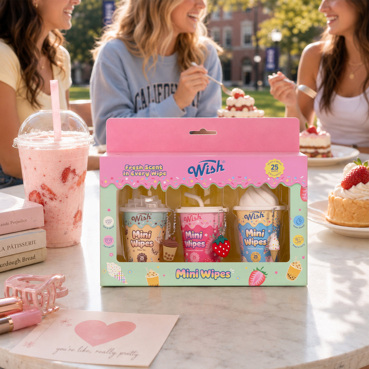 Milky Treats Mini Wipes Exclusive Gift Set – 25 Ct Each, Pack of 3
