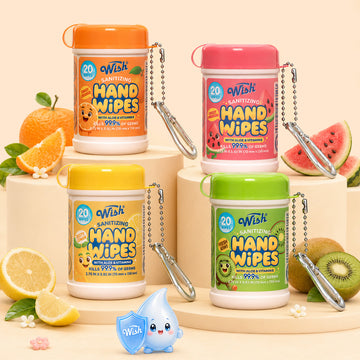 Kid-Friendly Juicy Burst Sanitizing Hand Wipes - 80 Count