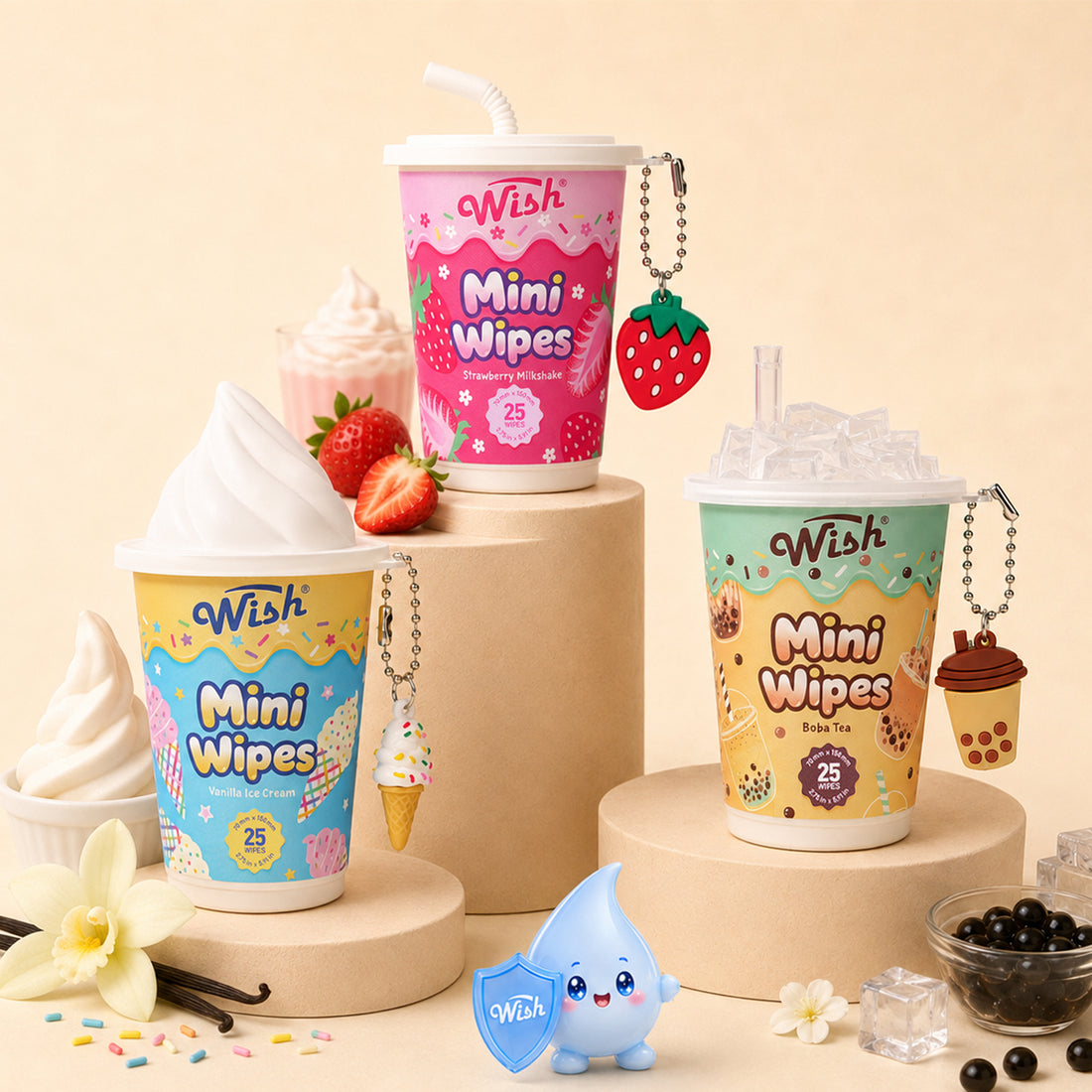 Milky Treats Mini Wipes Collection – 75 Count