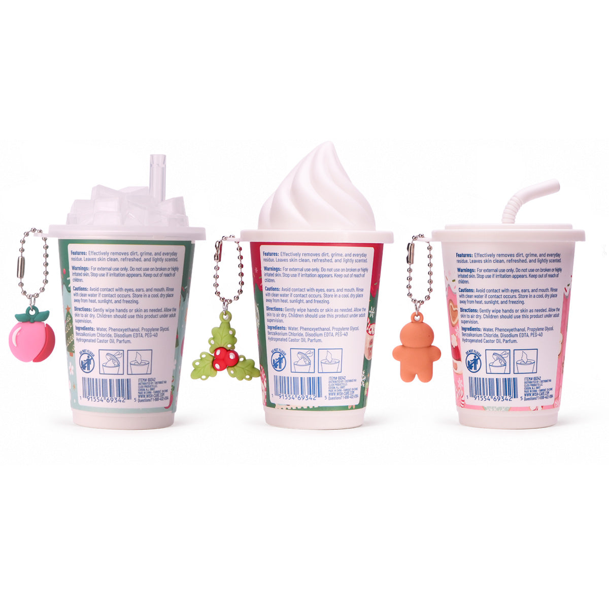Christmas Mini Wipes - 3 packs