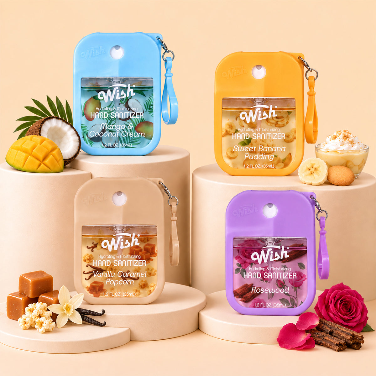 Dessert Date Series with Keychain - 1.2 oz Variety Pack