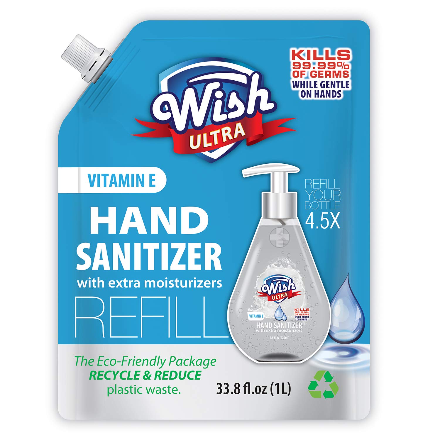 Wish Pocket Size Hand Sanitizer 100ml Gel Tube (24 Pack) with Vitamin E and  Aloe Vera ideal for Travel and On the Go : : Health & Personal Care